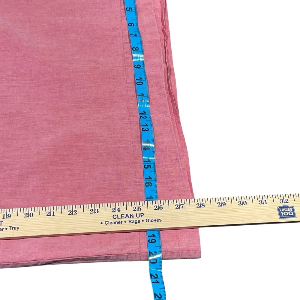 Pottery Barn Kids Pink Light Red Chambray Standard Pillowcase (1) VGUC Read‎